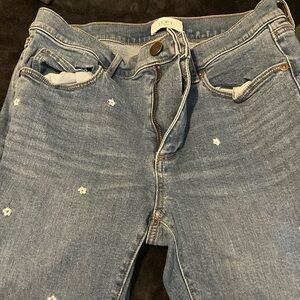 LOFT Blue High Rise Jeans with Classic Denim Style